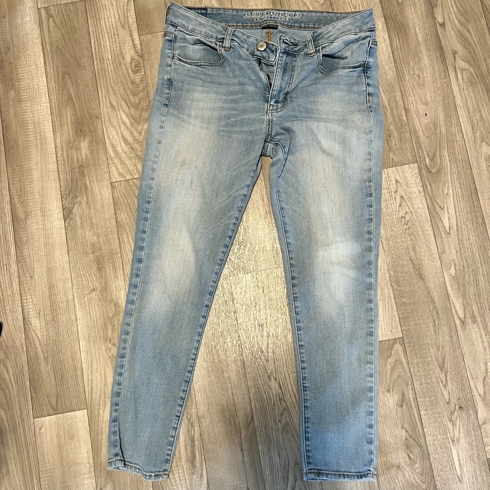 American Eagle Outfitters Sky Blue Skinny Jeans